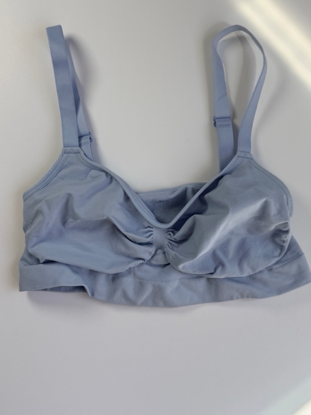 Light Blue Wireless Everyday Bralette M